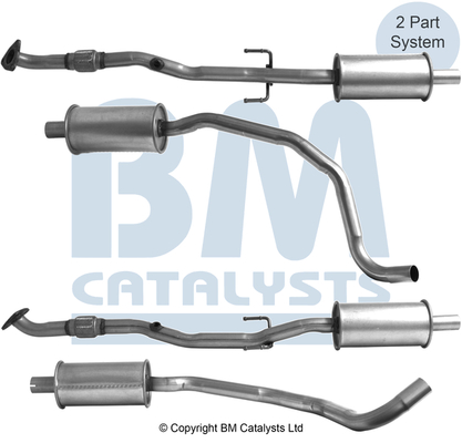 BM CATALYSTS BM50969 Abgasrohr für OPEL VAUXHALL