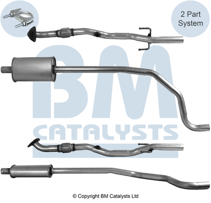 BM CATALYSTS BM51131 Abgasrohr für OPEL VAUXHALL