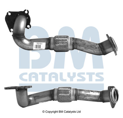 BM CATALYSTS BM70151 Abgasrohr für SEAT VW