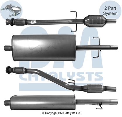 BM CATALYSTS BM80098H Approved Katalysator für MERCEDES-BENZ