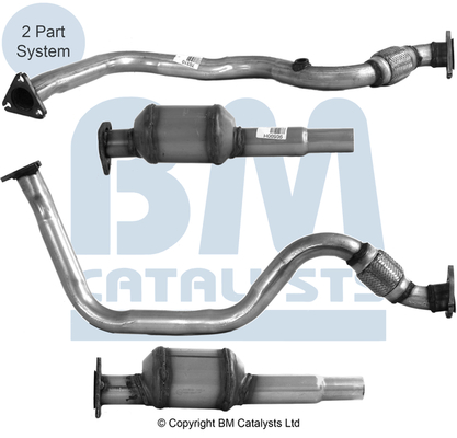 BM CATALYSTS BM90673H Approved Katalysator für VW