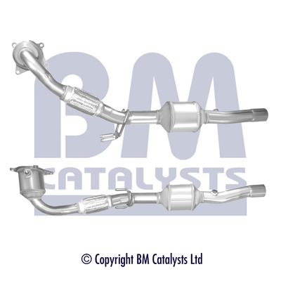 BM CATALYSTS BM91725H Approved Katalysator für AUDI SEAT SKODA