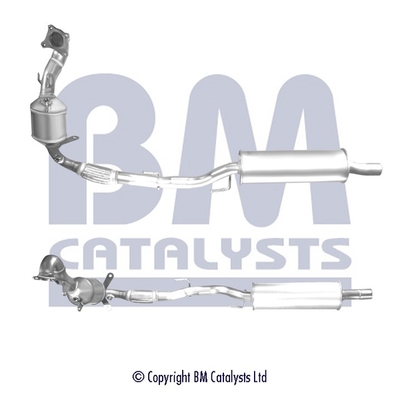 BM CATALYSTS BM92092H Approved Katalysator für AUDI SKODA