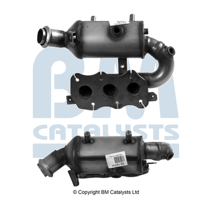 BM CATALYSTS BM92197H Approved Katalysator für RENAULT SMART
