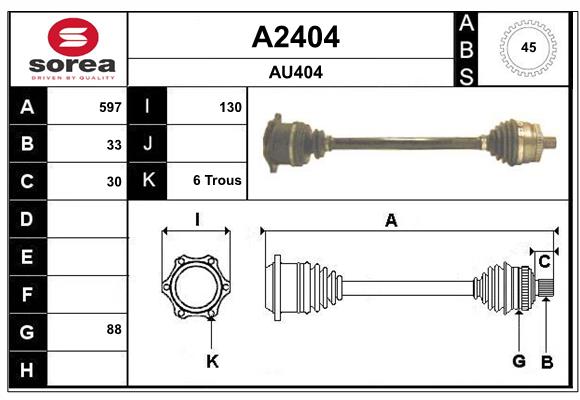 SNRA A2404 Arbre de...