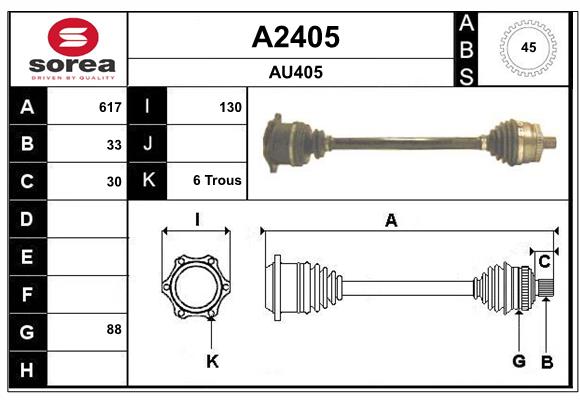 SNRA A2405 Arbre de...