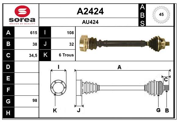 SNRA A2424 Arbre de...