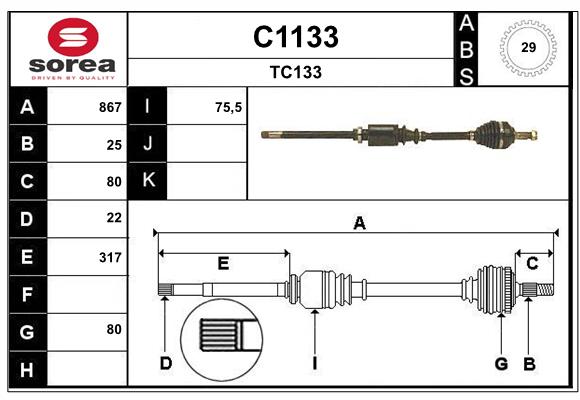 SNRA C1133 Arbre de...