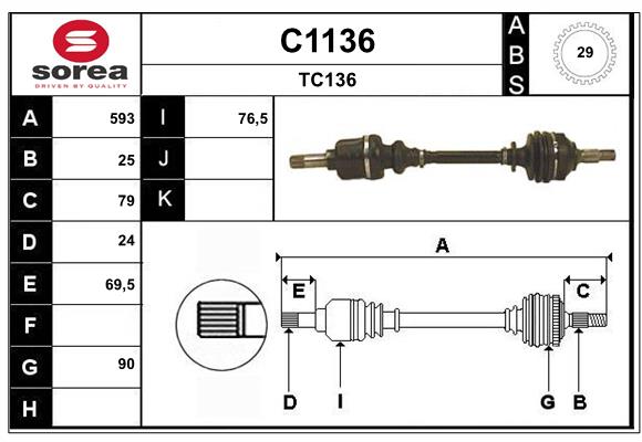 SNRA C1136 Arbre de...