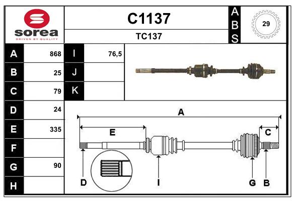 SNRA C1137 Arbre de...