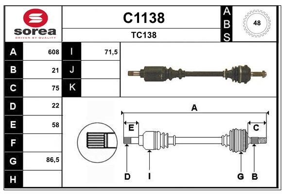 SNRA C1138 Arbre de...