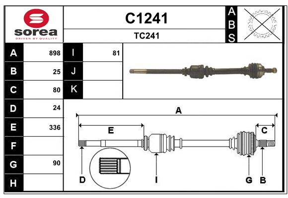 SNRA C1241 Arbre de...