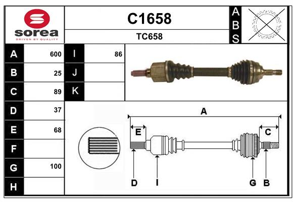 SNRA C1658 Arbre de...