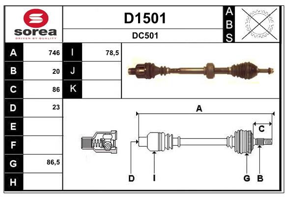 SNRA D1501 Arbre de...