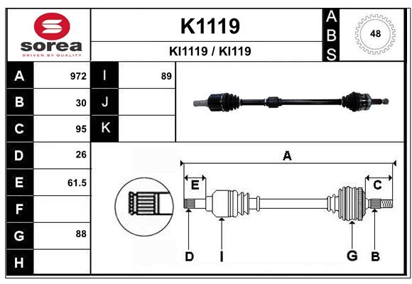 SNRA K1119 Arbre de...
