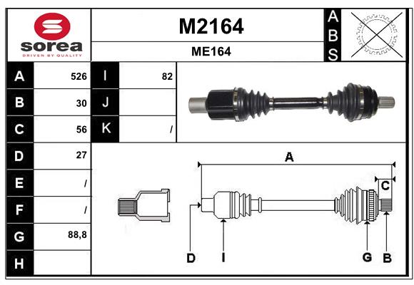 SNRA M2164 Arbre de...
