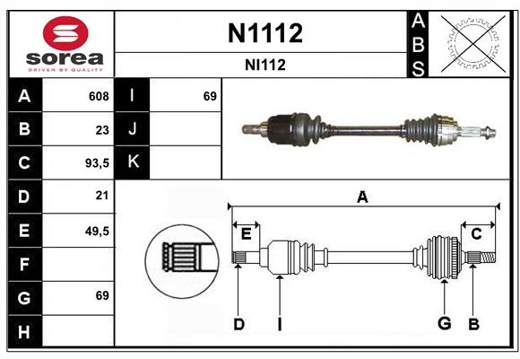 SNRA N1112 Arbre de...