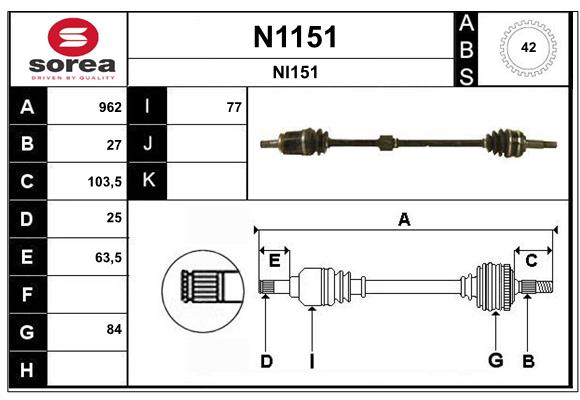 SNRA N1151 Arbre de...