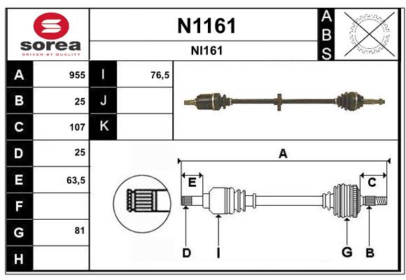 SNRA N1161 Arbre de...