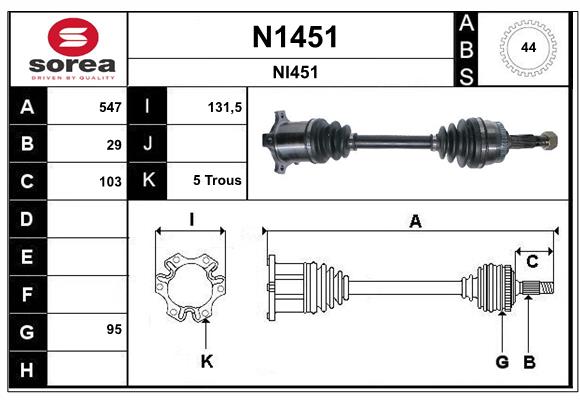 SNRA N1451 Arbre de...
