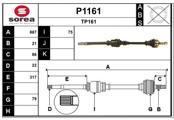 SNRA P1161 Arbre de...