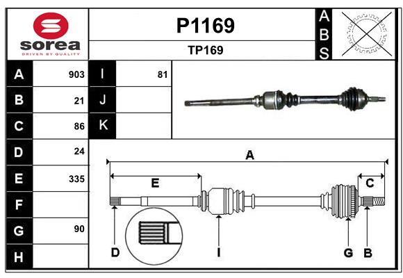 SNRA P1169 Arbre de...