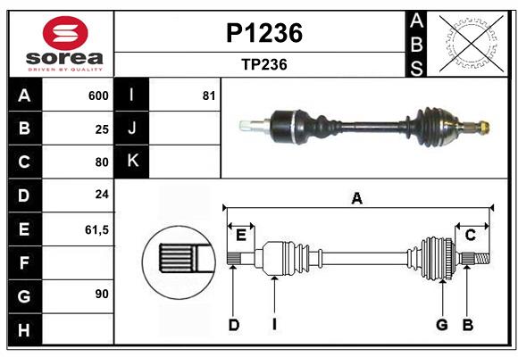 SNRA P1236 Arbre de...