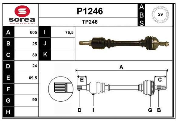 SNRA P1246 Arbre de...