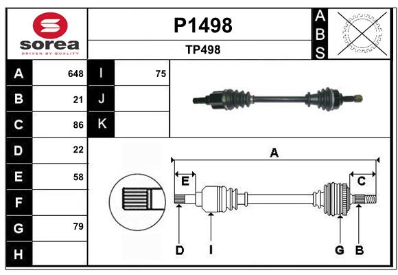 SNRA P1498 Arbre de...