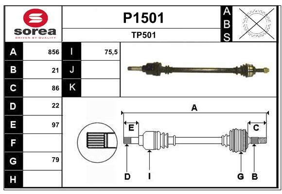 SNRA P1501 Arbre de...