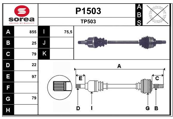 SNRA P1503 Arbre de...