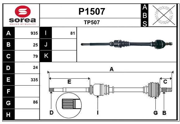 SNRA P1507 Arbre de...