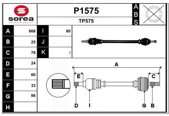 SNRA P1575 Arbre de...