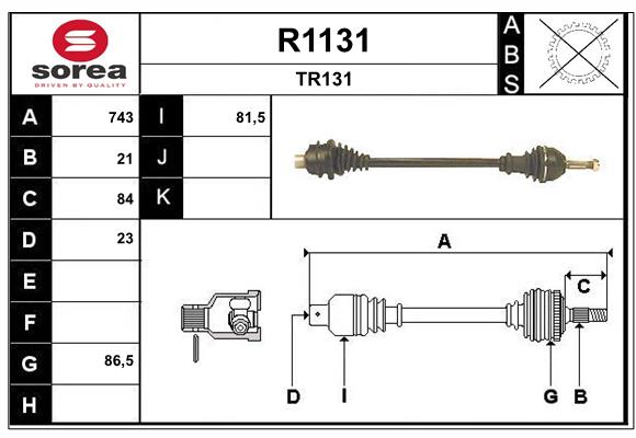 SNRA R1131 Arbre de...