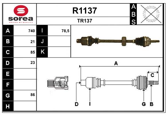 SNRA R1137 Arbre de...