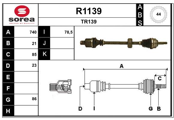 SNRA R1139 Arbre de...