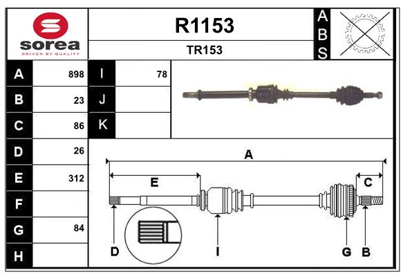 SNRA R1153 Arbre de...