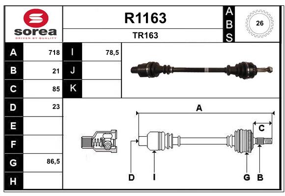 SNRA R1163 Arbre de...