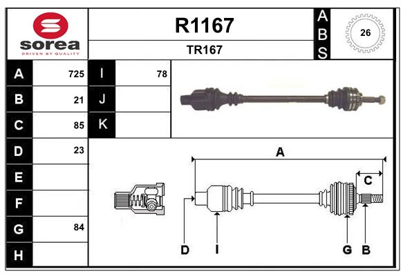 SNRA R1167 Arbre de...