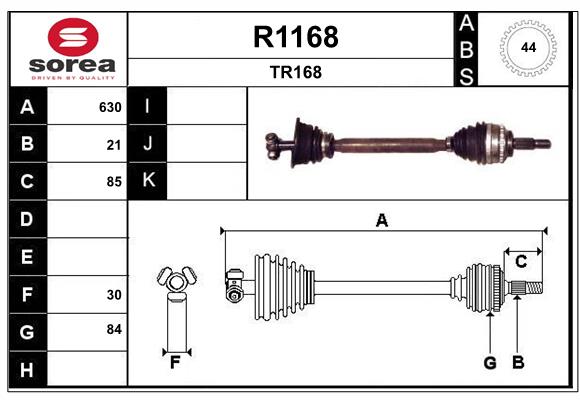 SNRA R1168 Arbre de...