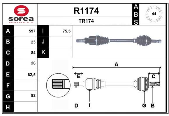 SNRA R1174 Arbre de...
