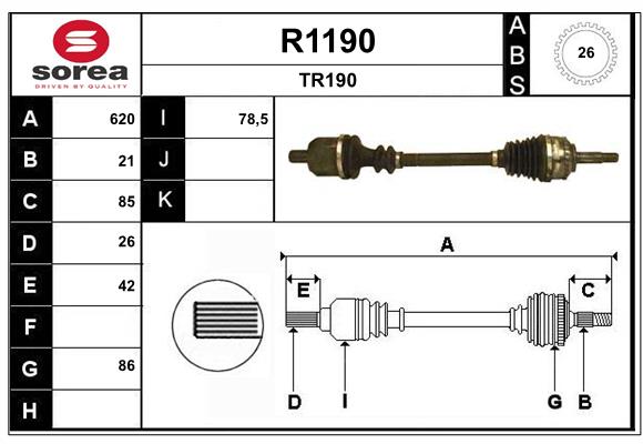 SNRA R1190 Arbre de...