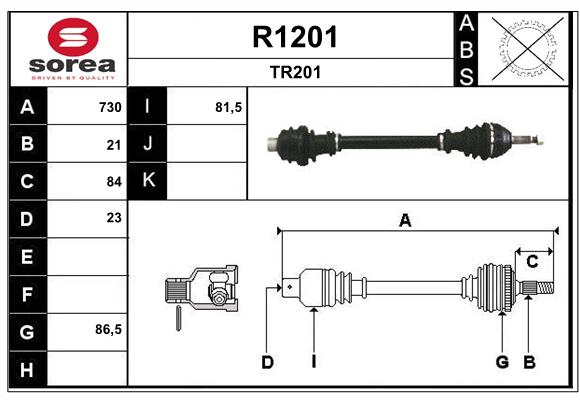 SNRA R1201 Arbre de...