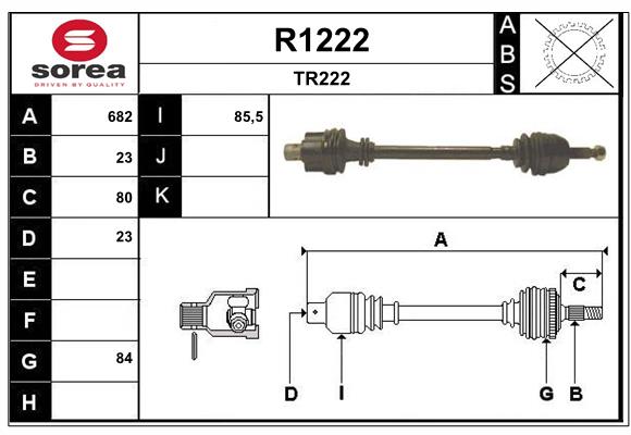 SNRA R1222 Arbre de...