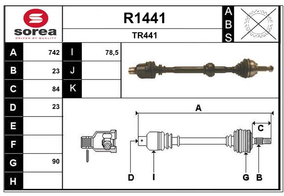SNRA R1441 Arbre de...