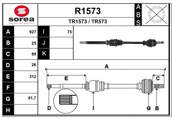SNRA R1573 Arbre de...