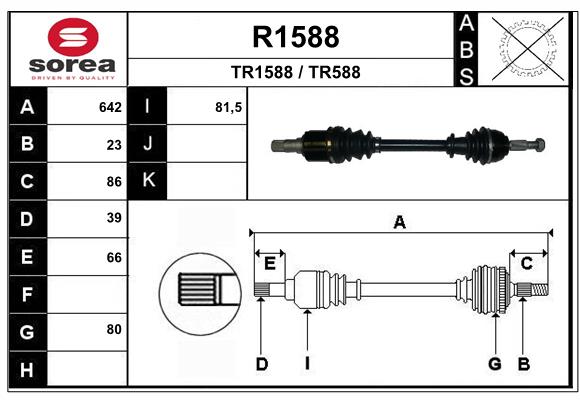 SNRA R1588 Arbre de...