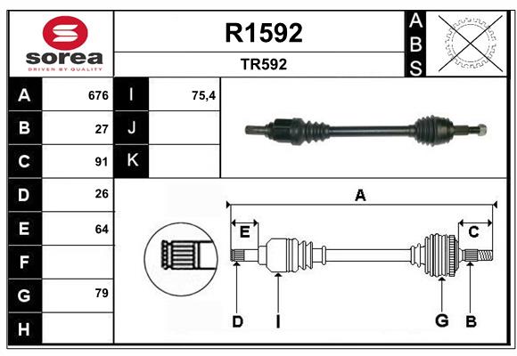 SNRA R1592 Arbre de...