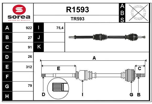 SNRA R1593 Arbre de...