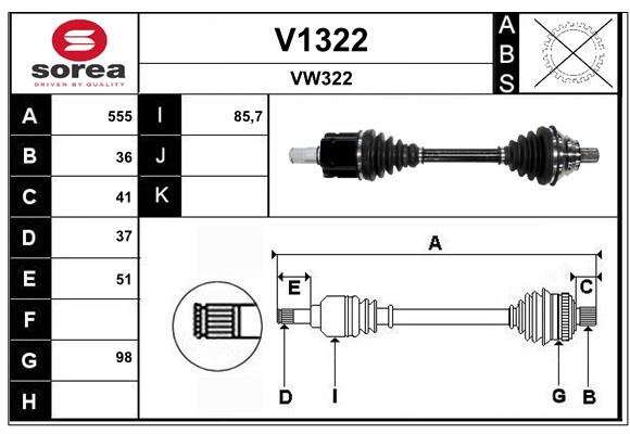 SNRA V1322 Arbre de...